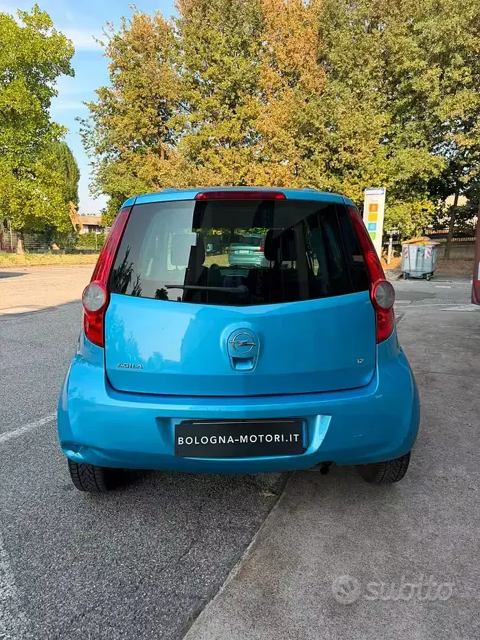 Usata Opel Agila Enjoy 86 CV (63 kW) 2008 Blu Utilitaria