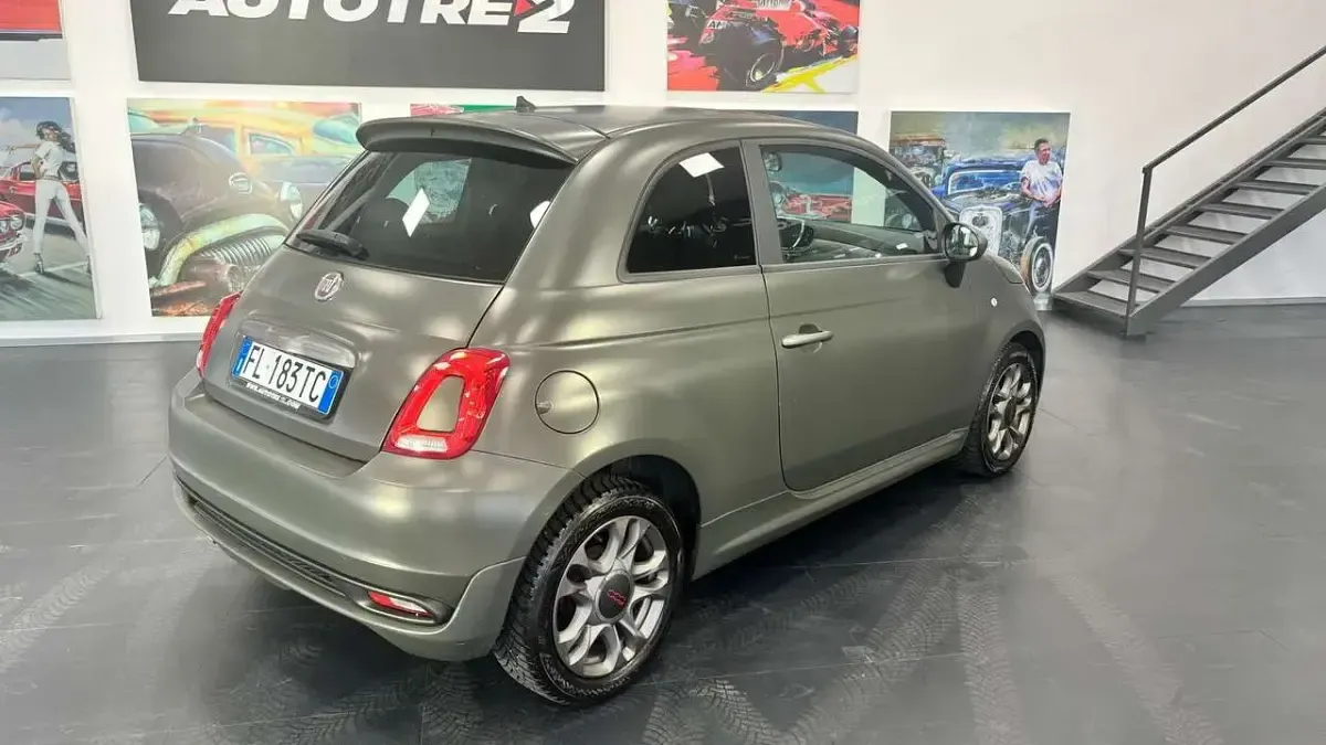Usata Fiat 500 S 95 CV (69 kW) 2017 Verde Berlina