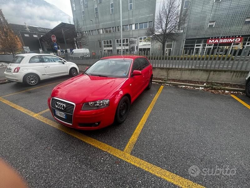 Usata Audi A3 115 CV (84 kW) 2006 Rosso Utilitaria