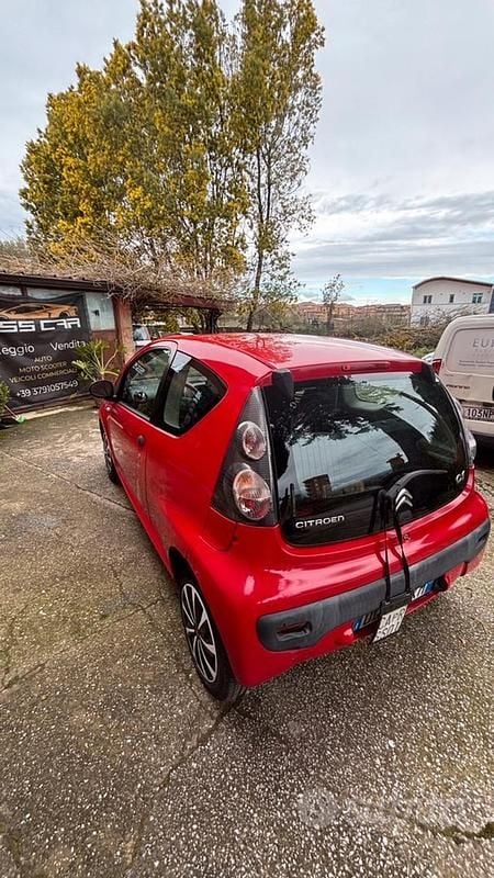 Usata Citroën C1 68 CV (50 kW) 2008 Rosso Utilitaria