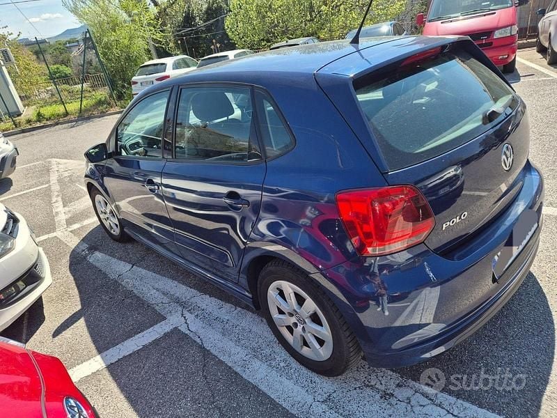 Usata VW Polo 90 CV (66 kW) 2011 Blu Utilitaria