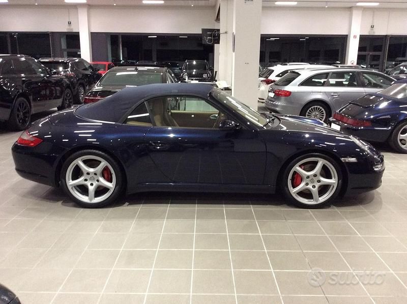 Usata Porsche 911 Carrera S Cabriolet 355 CV (261 kW) 2006 Blu/azzurro Cabrio
