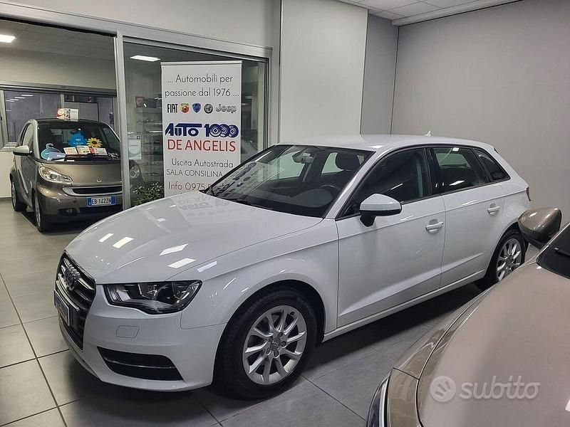 Usata Audi A3 110 CV (80 kW) 2016 Bianco Berlina
