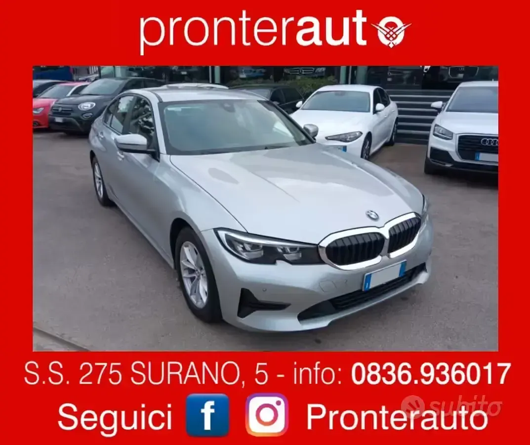 Usata BMW 320 Advantage 190 CV (139 kW) 2019 Grigio Berlina