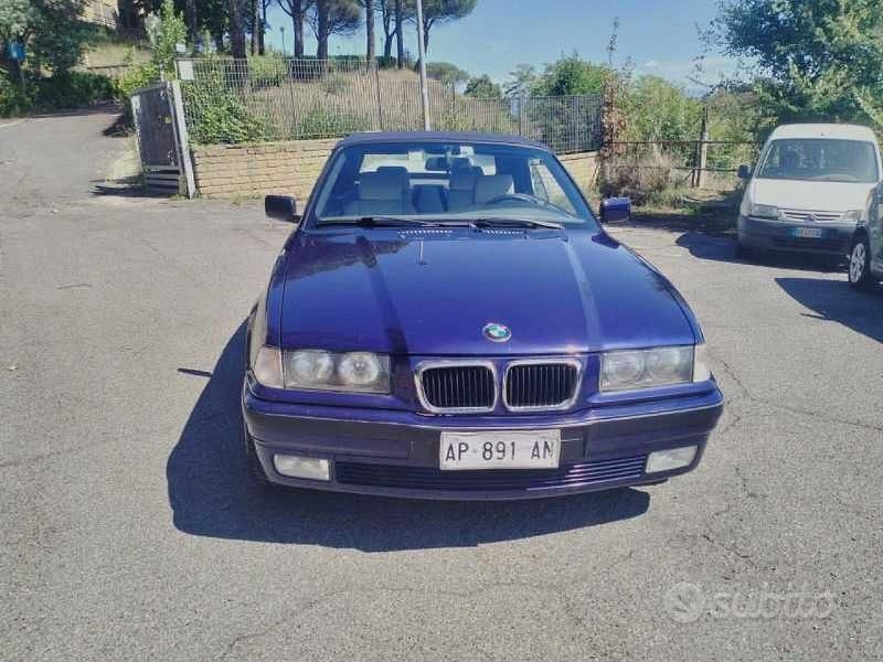 Usata BMW 318 116 CV (85 kW) 1997 Blu Cabrio