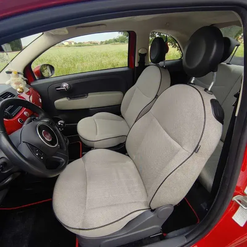 Usata Fiat 500 Lounge 69 CV (50 kW) 2010 Rosso Utilitaria