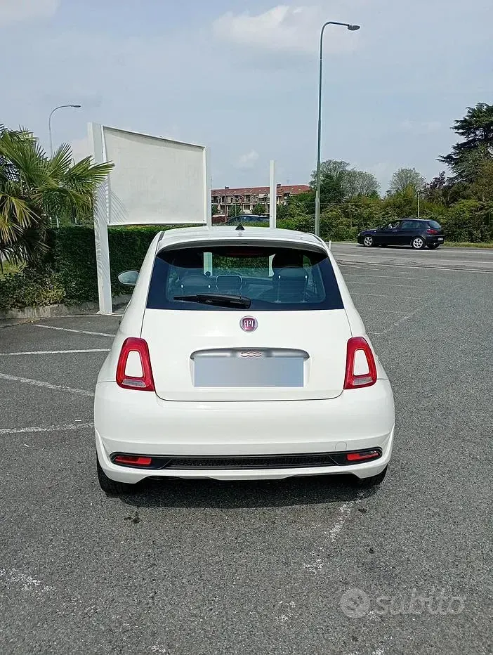Usata Fiat 500 95 CV (69 kW) 2018 Bianco Berlina
