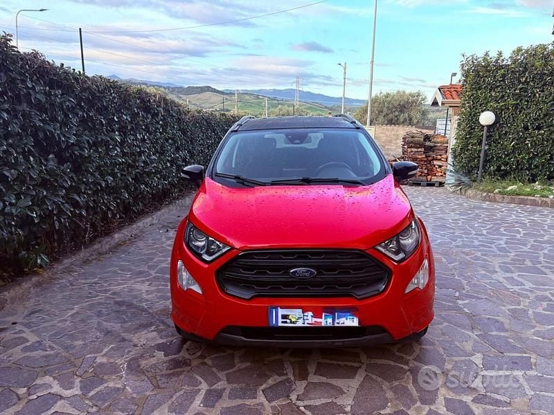 Usata Ford Ecosport 100 CV (73 kW) 2020 Rosso SUV