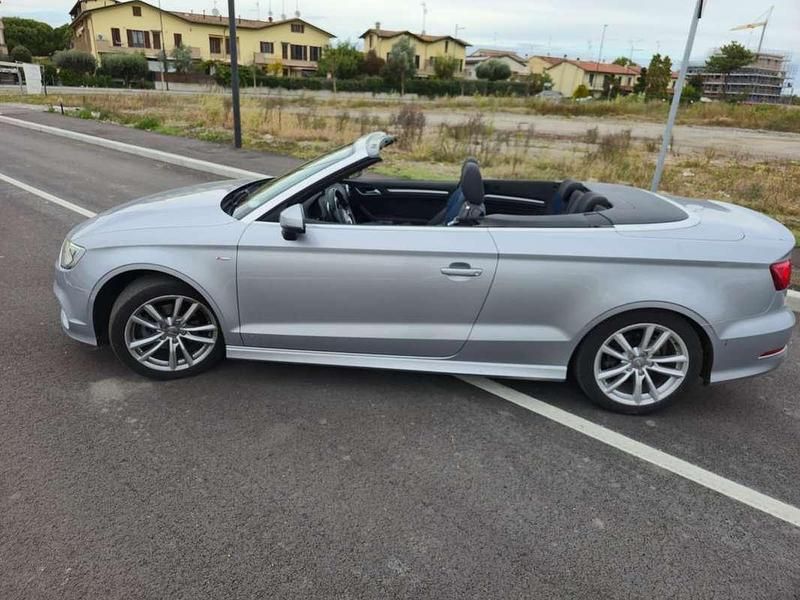 Usata Audi A3 Cabriolet Ambition 110 CV (80 kW) 2015 Argento Cabrio