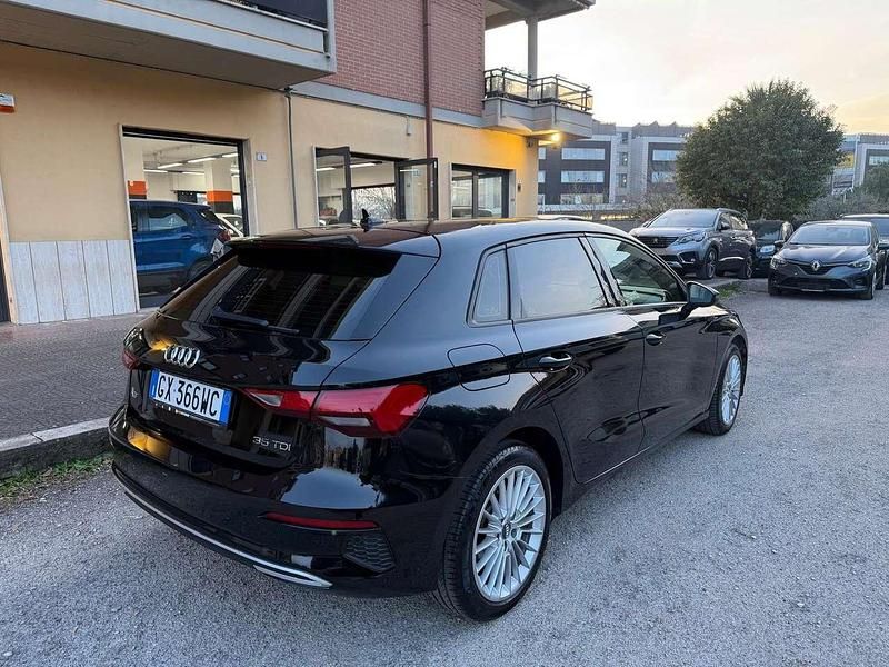 Usata Audi A3 Advanced Plus 150 CV (110 kW) 2020 Nero Berlina