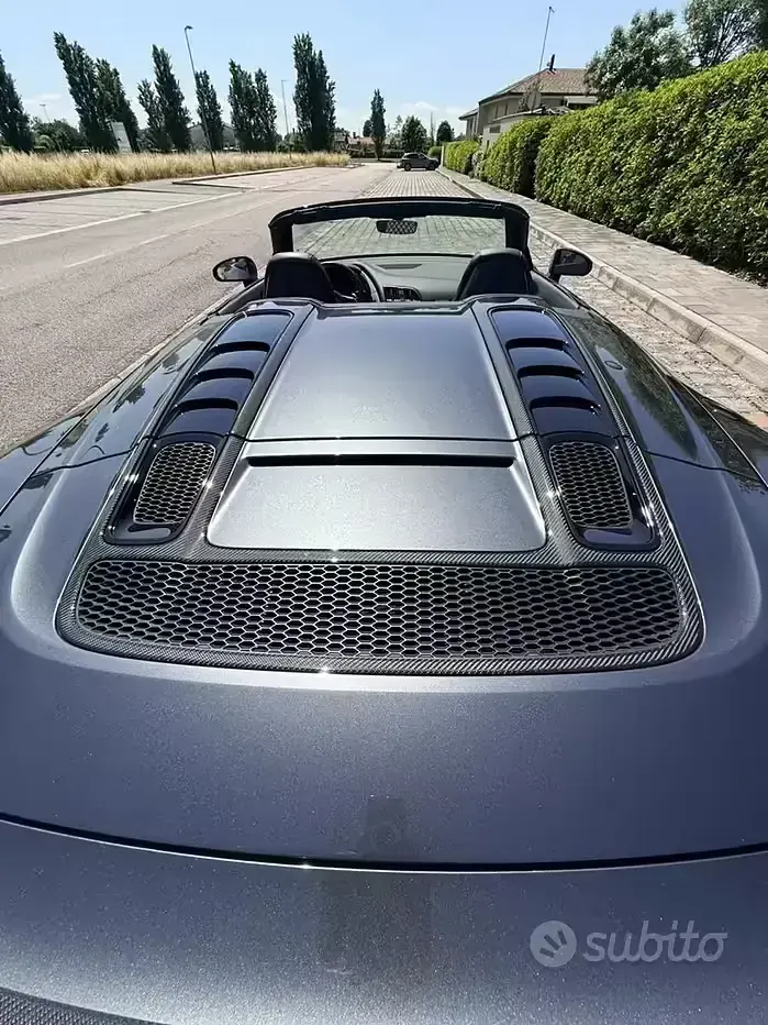 Usata Audi R8 Spyder Performance 620 CV (456 kW) 2021 Grigio Cabrio