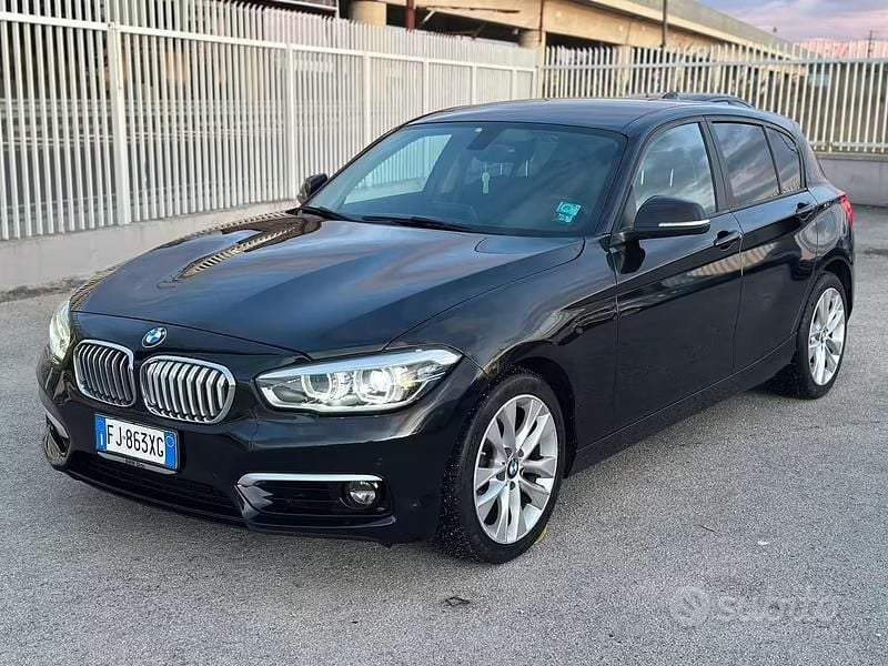 Usata BMW 118 150 CV (110 kW) 2017 Nero Utilitaria