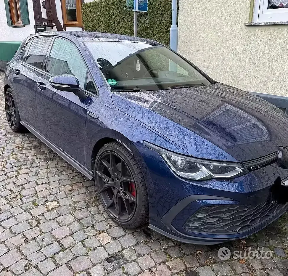 Usata VW Golf VIII GTD 200 CV (147 kW) 2021 Bluazzurro Berlina