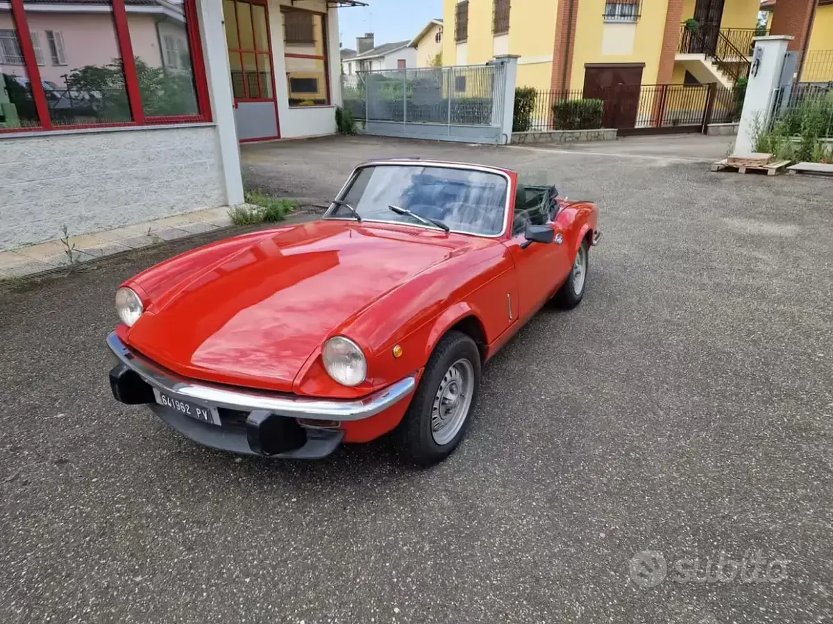 Usata Triumph Spitfire 1970 Rosso Cabrio