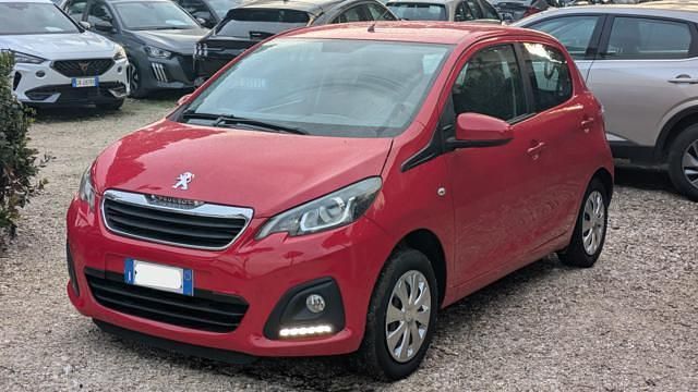 Usata Peugeot 108 69 CV (50 kW) 2018 Rosso Berlina