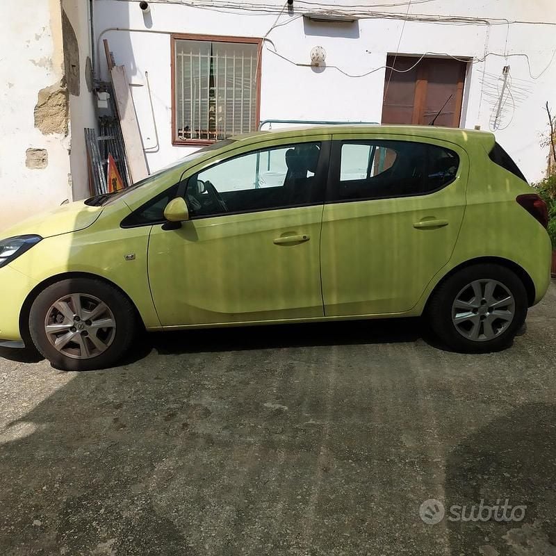 Usata Opel Corsa S 75 CV (55 kW) 2015 Giallo Utilitaria