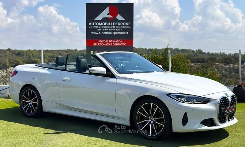 Usata BMW 420 Cabriolet Sport Line 184 CV (135 kW) 2023 Bianco Cabrio
