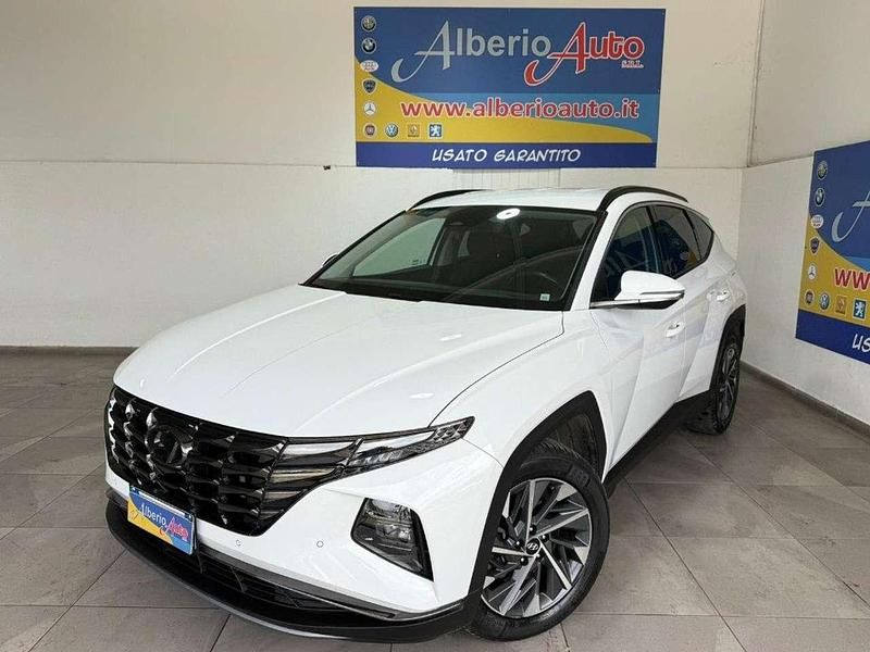 Bianco Usata 2021 Hyundai Tucson SUV | 21.900 € (Molto cara) - Immagine 1/4