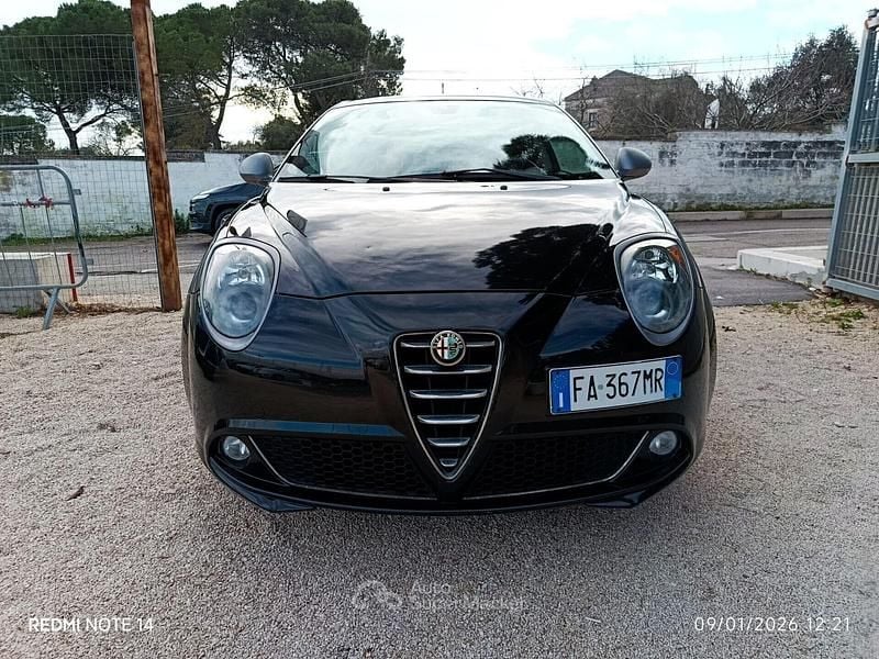 Usata Alfa Romeo MiTo Distinctive 78 CV (57 kW) 2015 Nero Utilitaria
