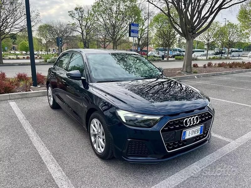 Usata Audi A1 Sportback Advanced 110 CV (80 kW) 2019 Blu Utilitaria
