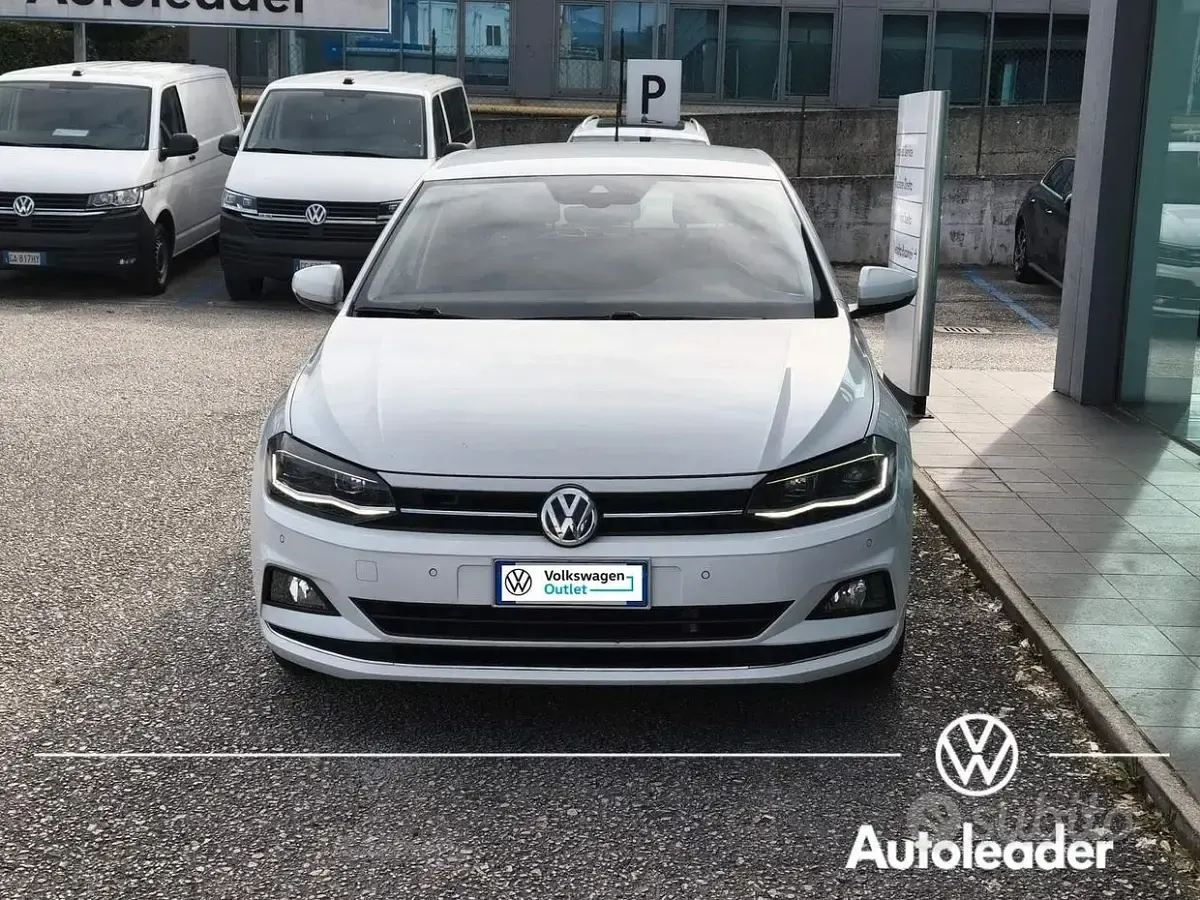 Usata VW Polo Highline 95 CV (69 kW) 2020 Bianco Utilitaria