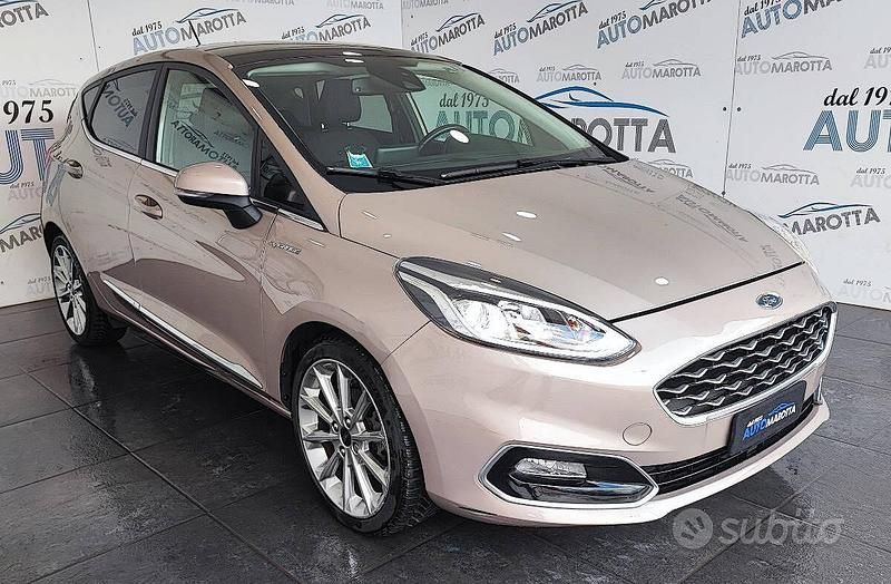 Usata Ford Fiesta Vignale 101 CV (74 kW) 2018 Grigio Utilitaria