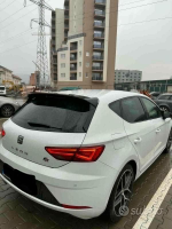 Usata Seat Leon FR 150 CV (110 kW) 2019 Bianco Utilitaria