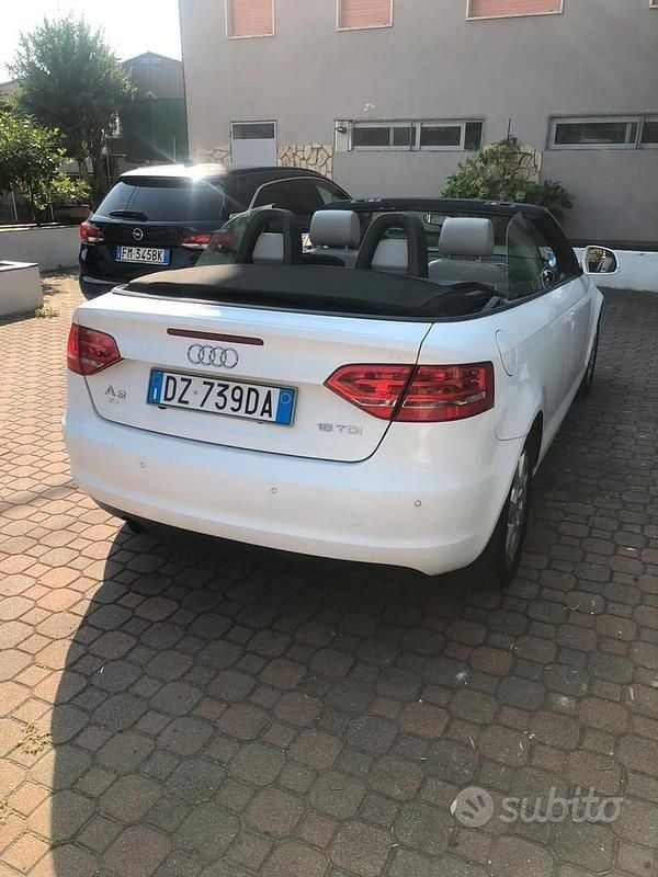 Usata Audi Cabriolet 2010 Bianco Cabrio