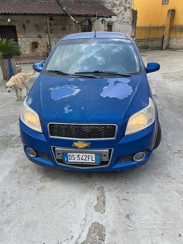 Usata Chevrolet Aveo 2009 Blu Utilitaria