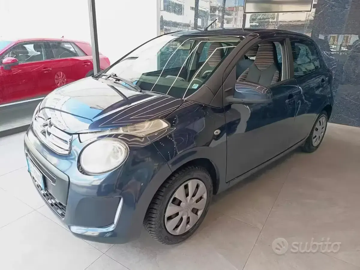 Usata Citroën C1 PureTech 82 CV (60 kW) 2015 Blu Utilitaria