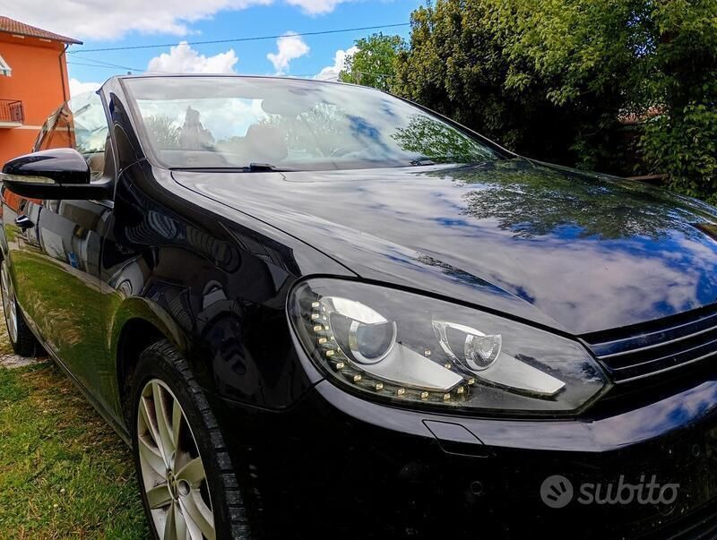 Usata VW Golf Cabriolet 116 CV (85 kW) 2012 Nero Cabrio