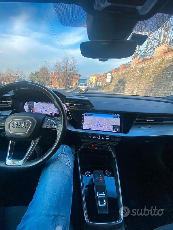 Usata Audi A3 S-Line 150 CV (110 kW) 2021 Blu Berlina
