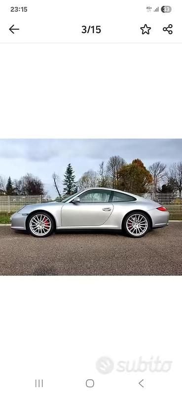 Usata Porsche 911 Carrera 345 CV (253 kW) 2009 Grigio Coupé