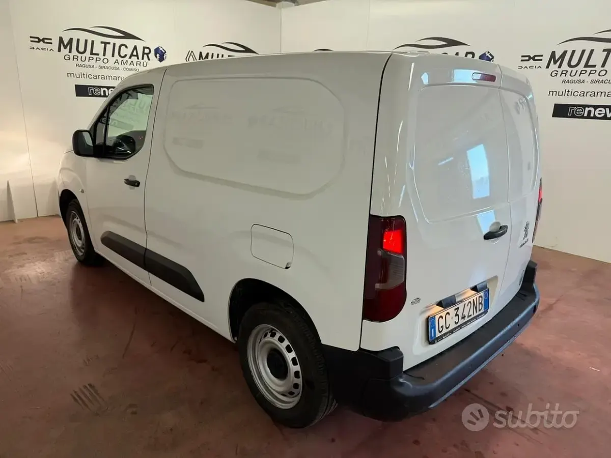 Usata Peugeot Partner S 102 CV (75 kW) 2020 Bianco Monovolume