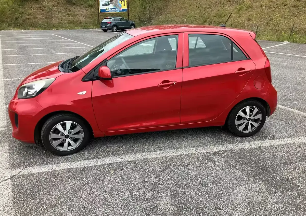 Usata Kia Picanto Active 67 CV (49 kW) 2017 Rosso Utilitaria