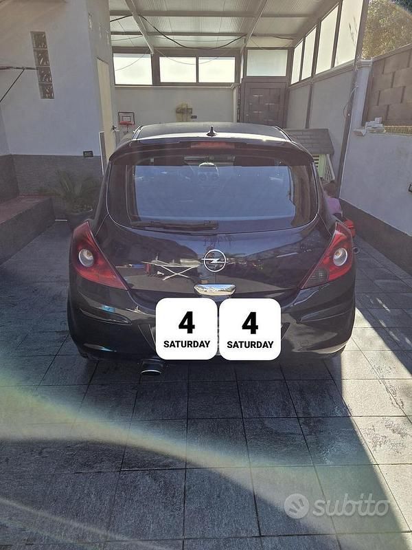 Usata Opel Corsa 2007 Nero Utilitaria