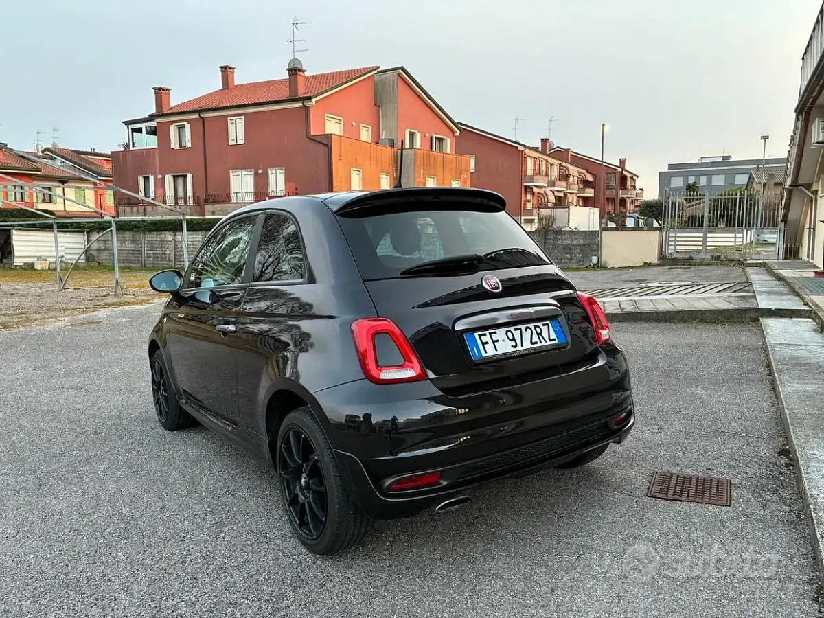 Usata Fiat 500 S 69 CV (50 kW) 2016 Nero Berlina
