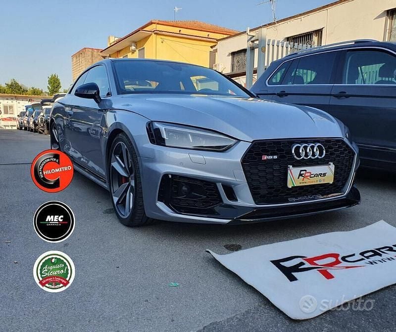 Usata Audi RS5 Comfort 450 CV (330 kW) 2018 Grigio Coupé
