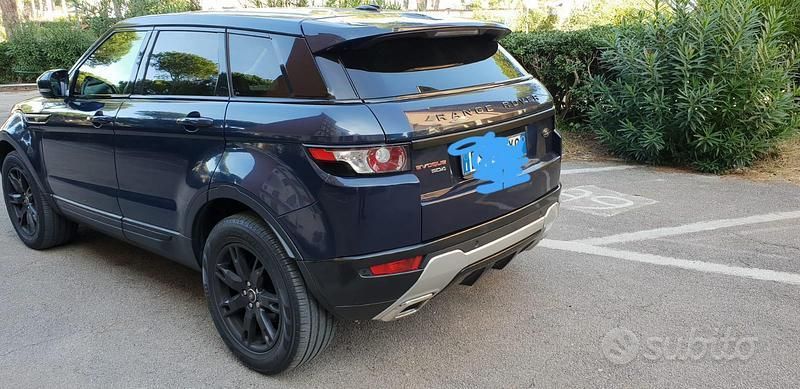 Usata Land Rover Range Rover evoque Dynamic 190 CV (139 kW) 2013 Blu SUV