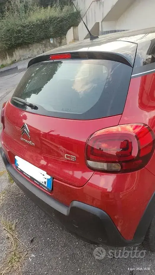 Usata Citroën C3 2018 Rosso Utilitaria