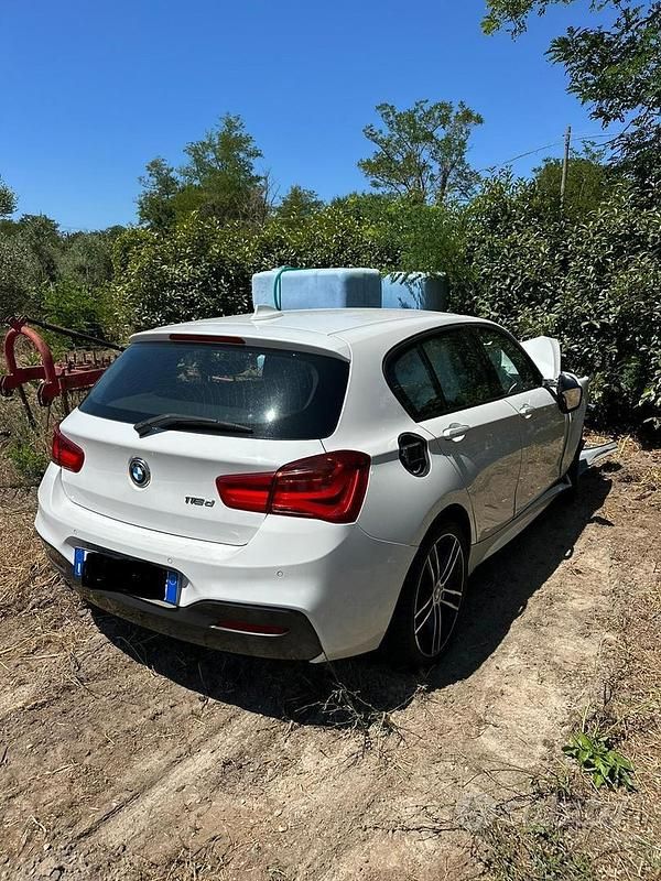 Usata BMW 116 2018 Bianco Utilitaria