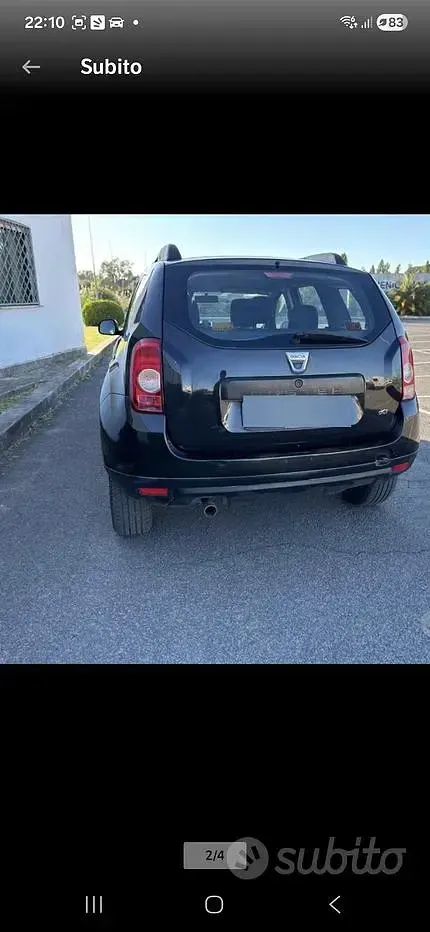 Usata Dacia Duster 107 CV (78 kW) 2011 Nero SUV