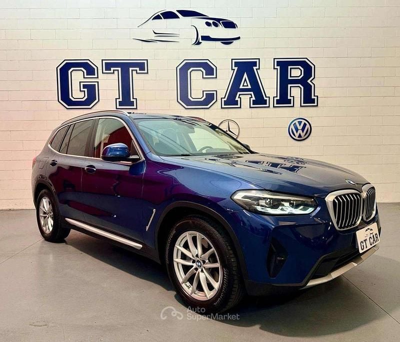 Usata BMW X3 190 CV (139 kW) 2022 Blu SUV