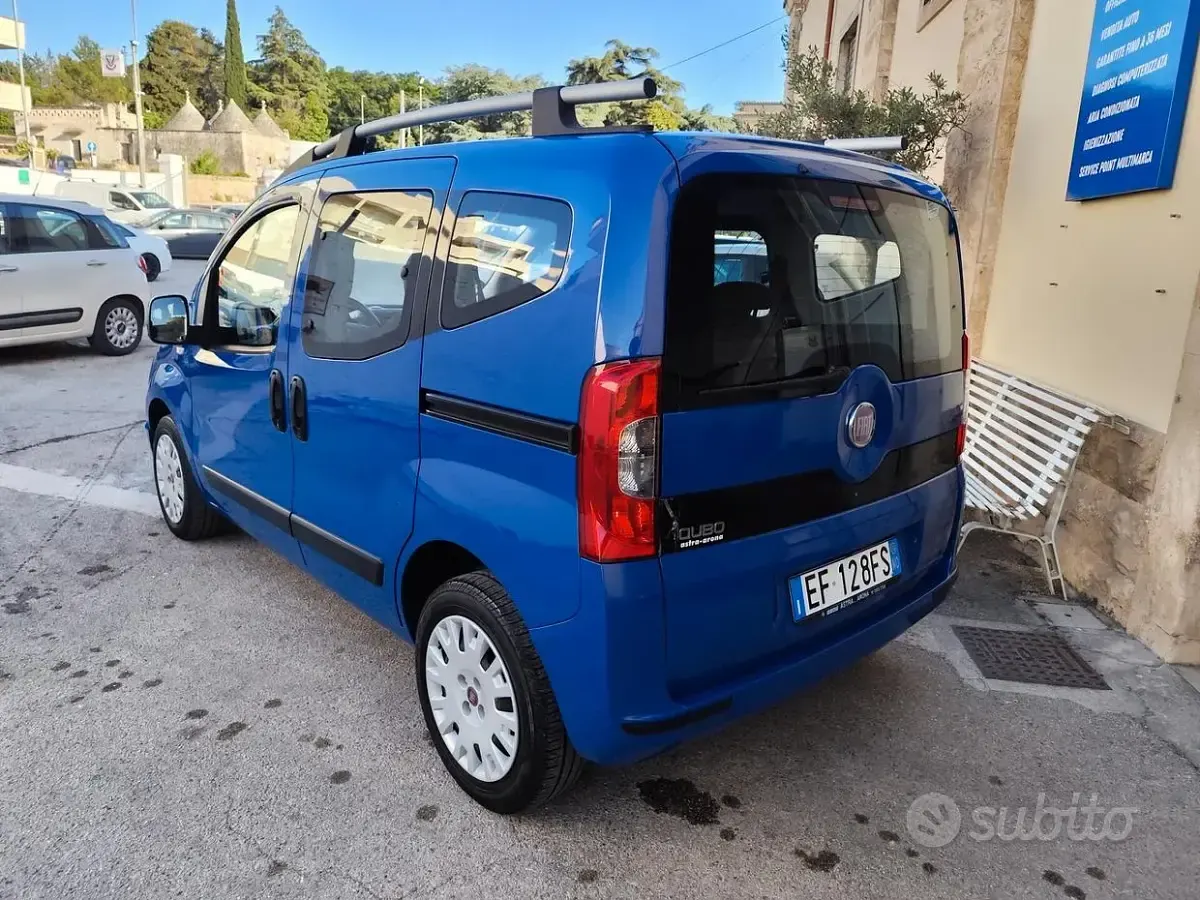 Usata Fiat Qubo Dynamic 73 CV (53 kW) 2010 Blu Monovolume