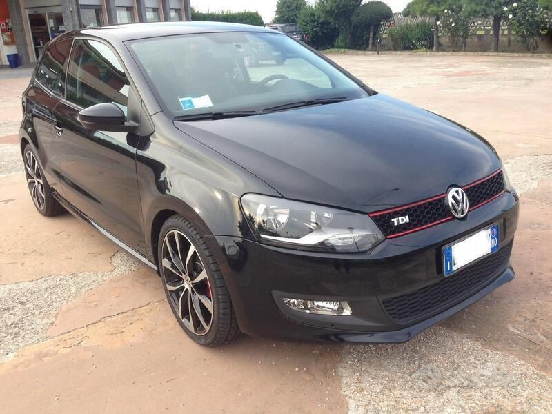 Usata VW Polo 90 CV (66 kW) 2011 Nero Utilitaria
