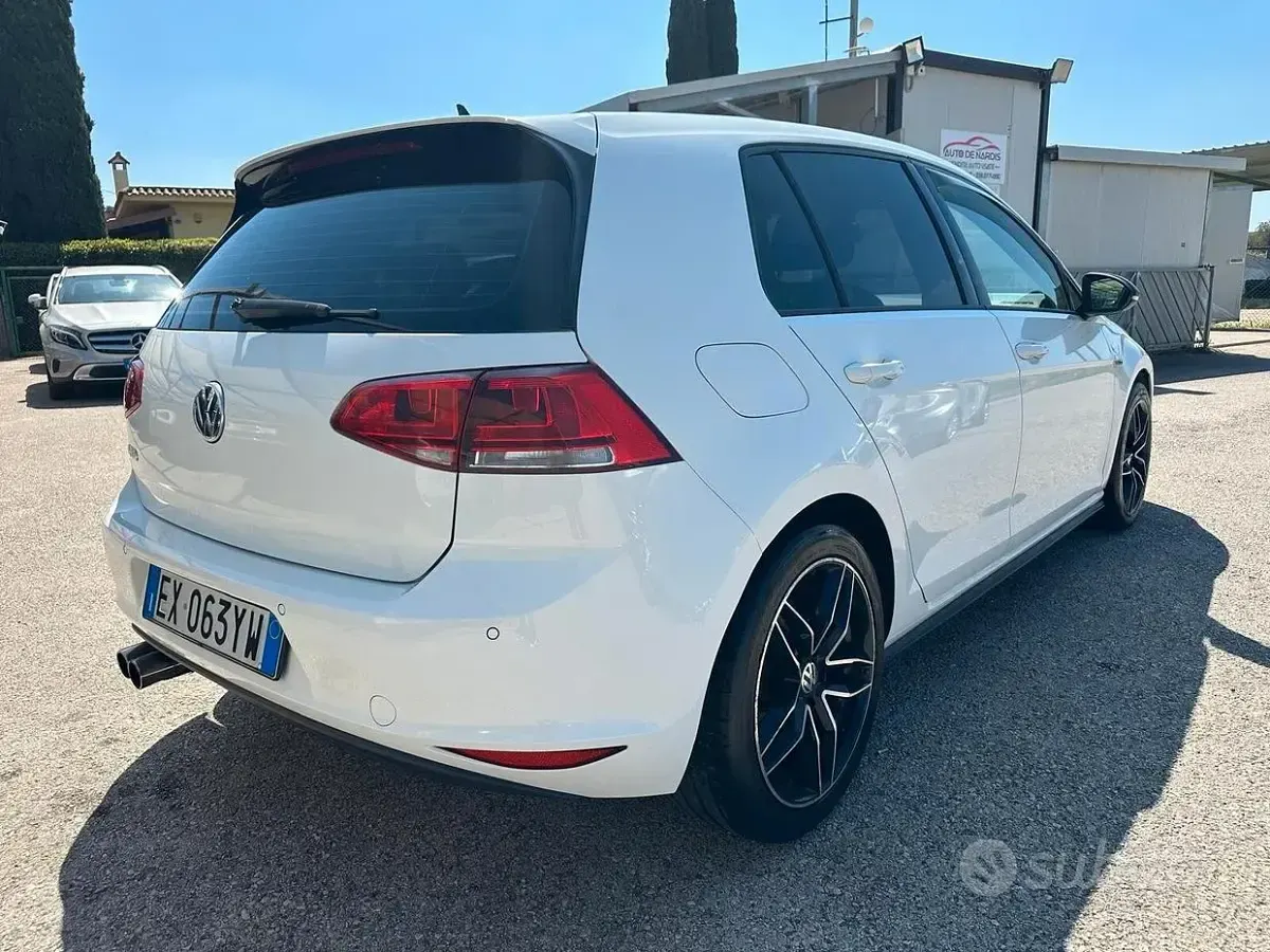 Usata VW Golf VII GTD 184 CV (135 kW) 2014 Bianco Berlina