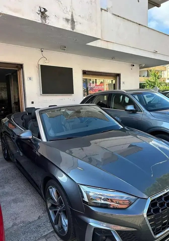 Usata Audi A5 Cabriolet S-Line 190 CV (139 kW) 2020 Grigio Cabrio