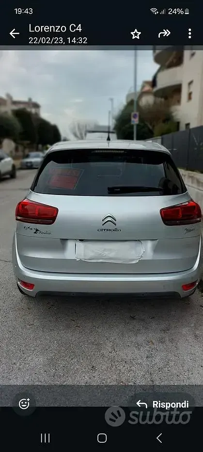 Usata Citroën C4 Picasso 115 CV (84 kW) 2014 Grigio Monovolume