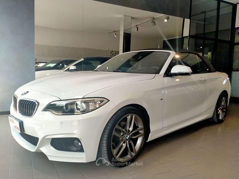 Usata BMW 218 M Sport 150 CV (110 kW) 2017 Alpinweiss Cabrio