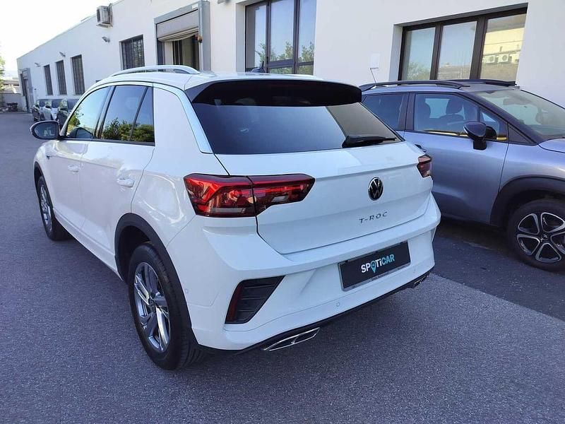 Usata VW T-Roc R-line 150 CV (110 kW) 2022 Bianco SUV